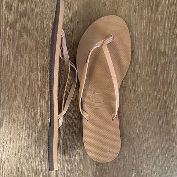 Havaianas You Slim Beige Flip Flops - Picture 7 of 8